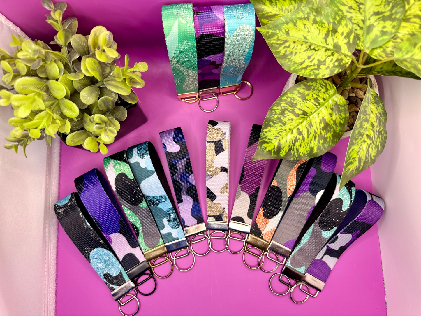 Modern Camo Wristlet