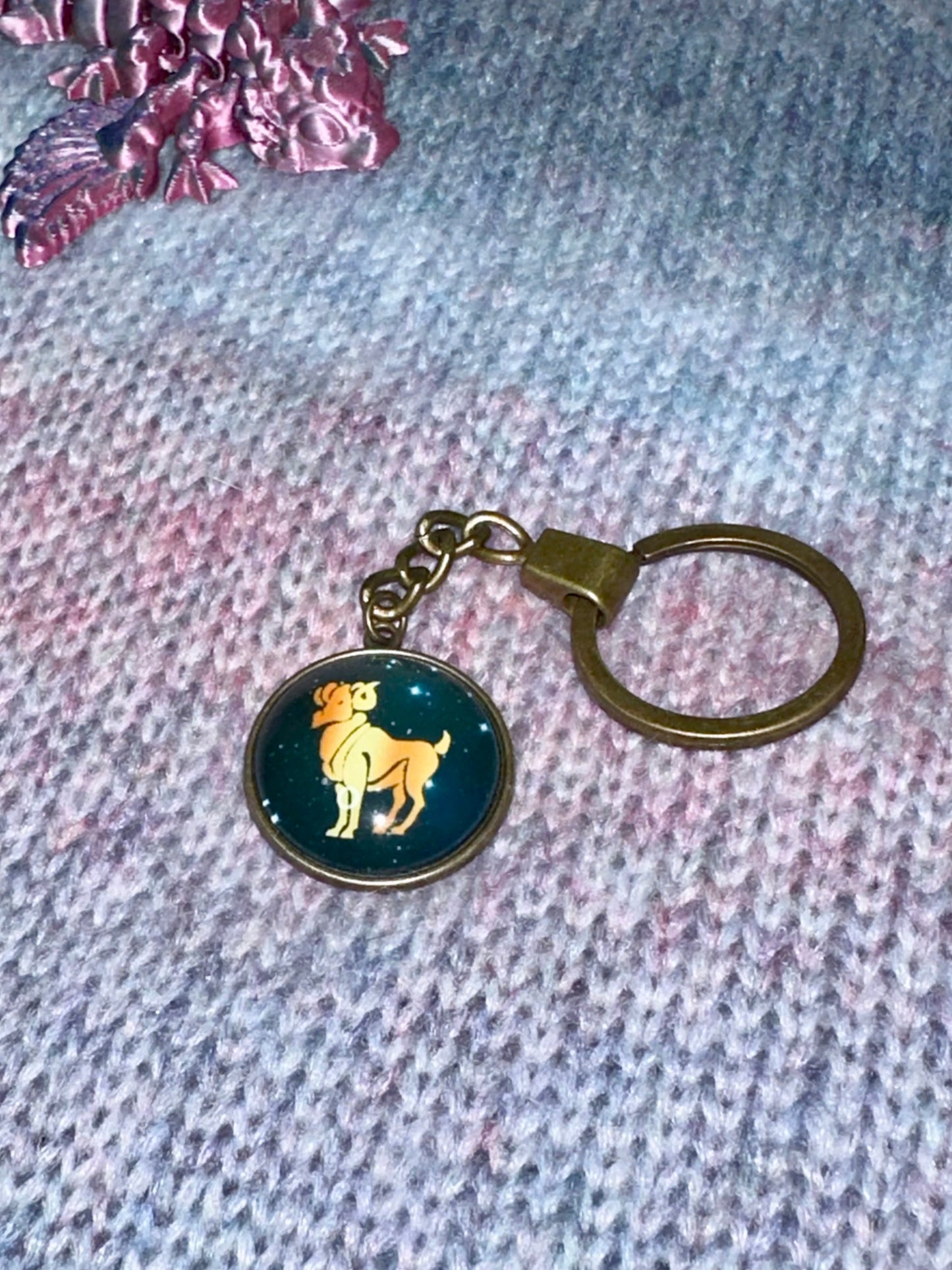 Aries Keychain