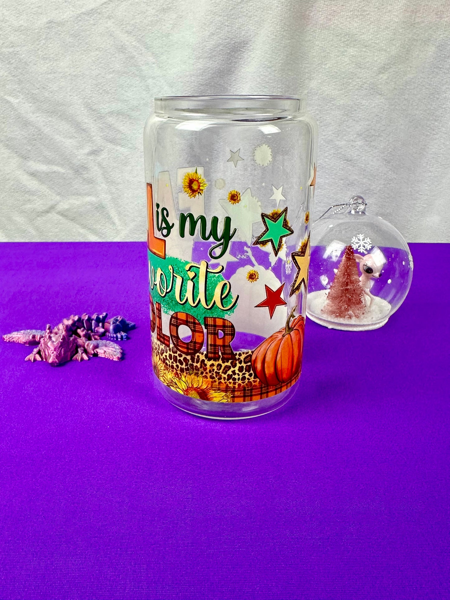 Fall is my Favorite Color Libby Glass