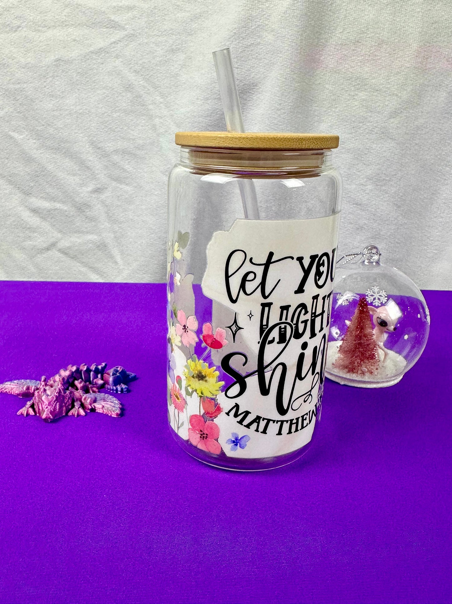 Let your light shine Libby glass
