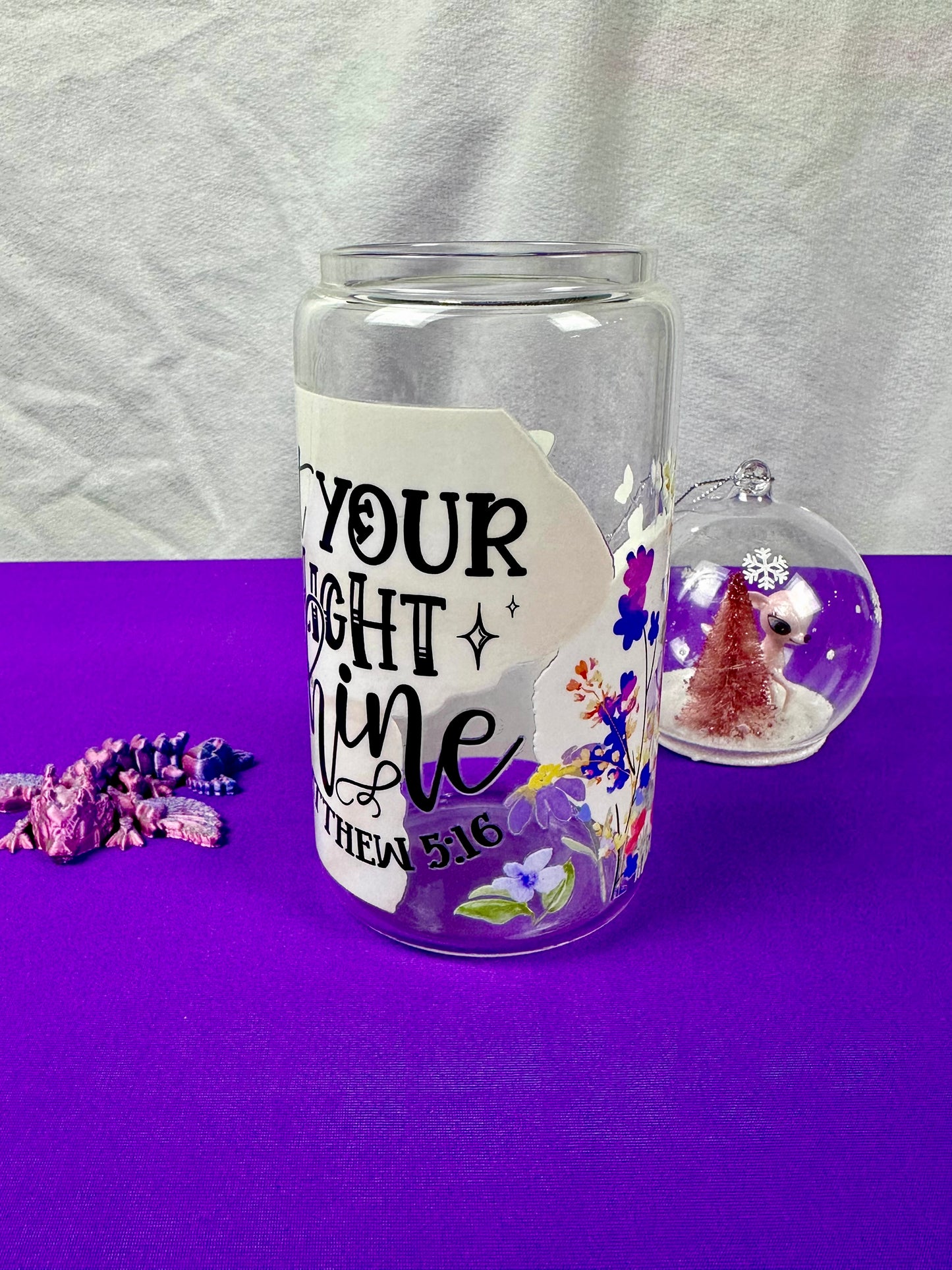 Let your light shine Libby glass