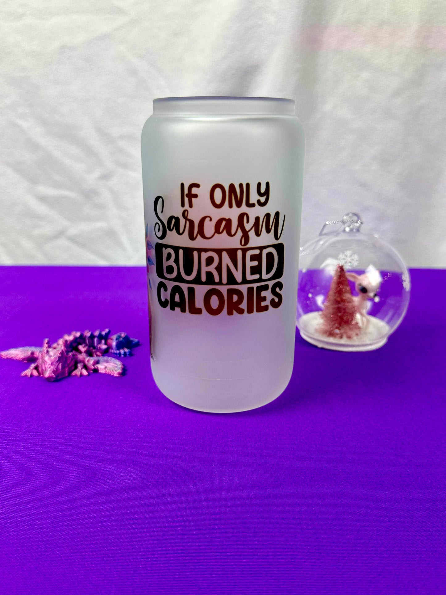 If only sarcasm burned calories Libby glass