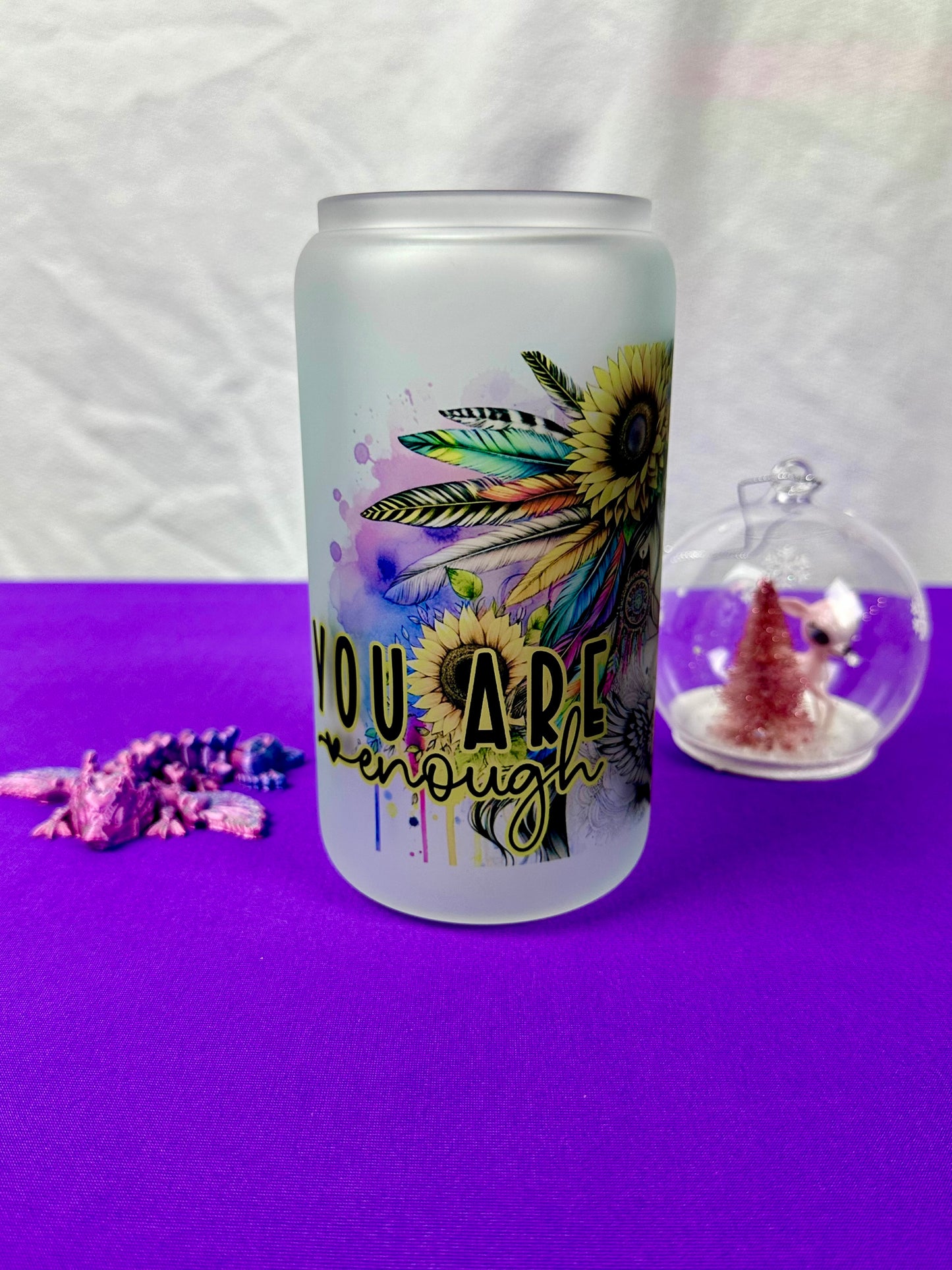 You are enough Libby glass