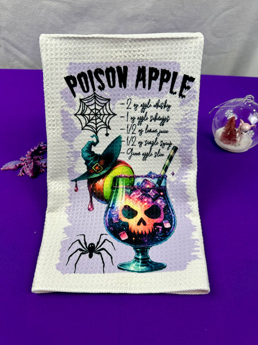 Poison Apple Cocktail Kitchen Towel