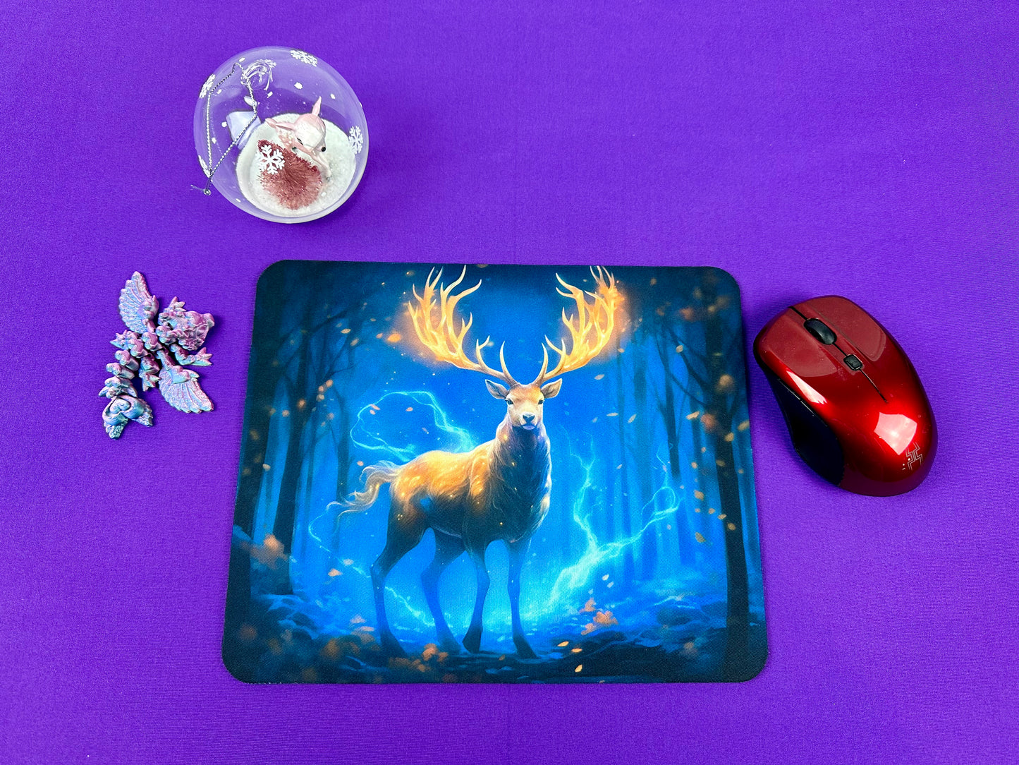 Stag King of the Forest Mousepad