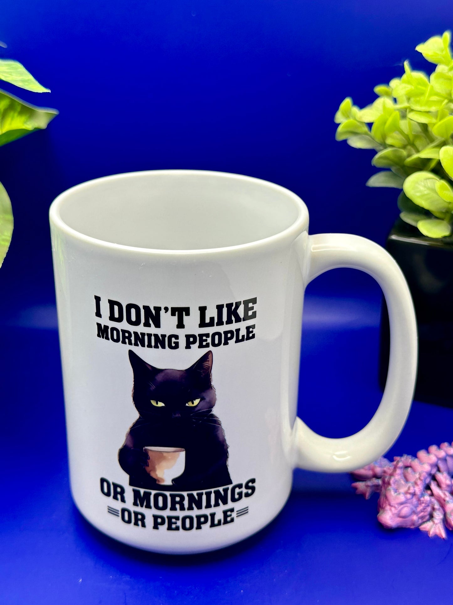 15 oz Mug Sarcastic Cat Mug 1