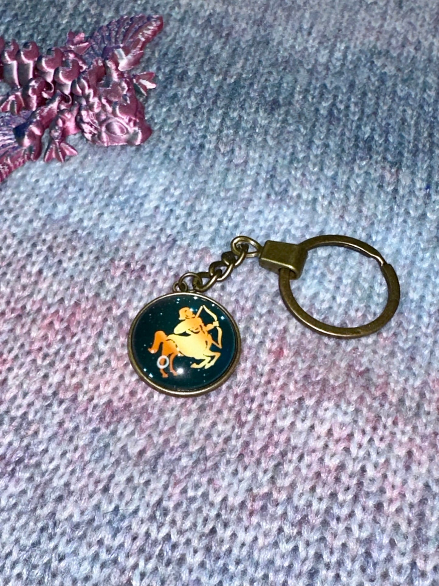 Sagittarius Keychain