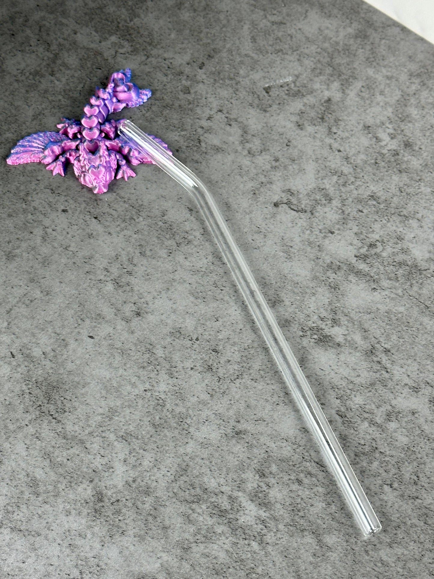 Glass Straw - Angled 9"