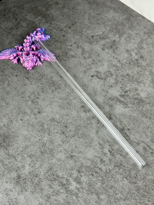 Glass Straw - Straight - 9"