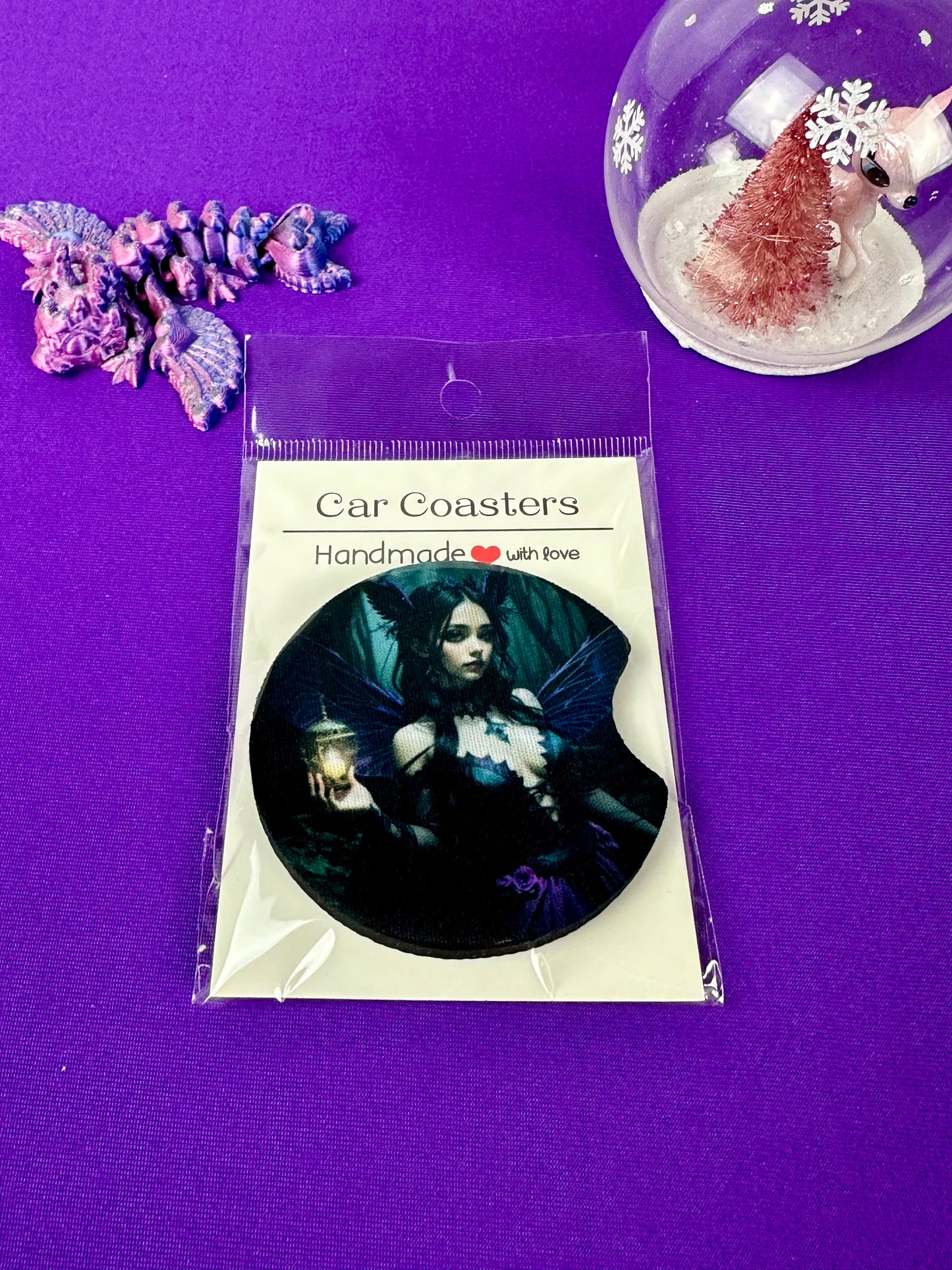 Gothic Fairy Car Coaster