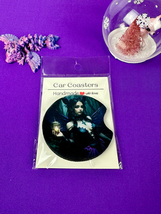 Gothic Fairy Car Coaster