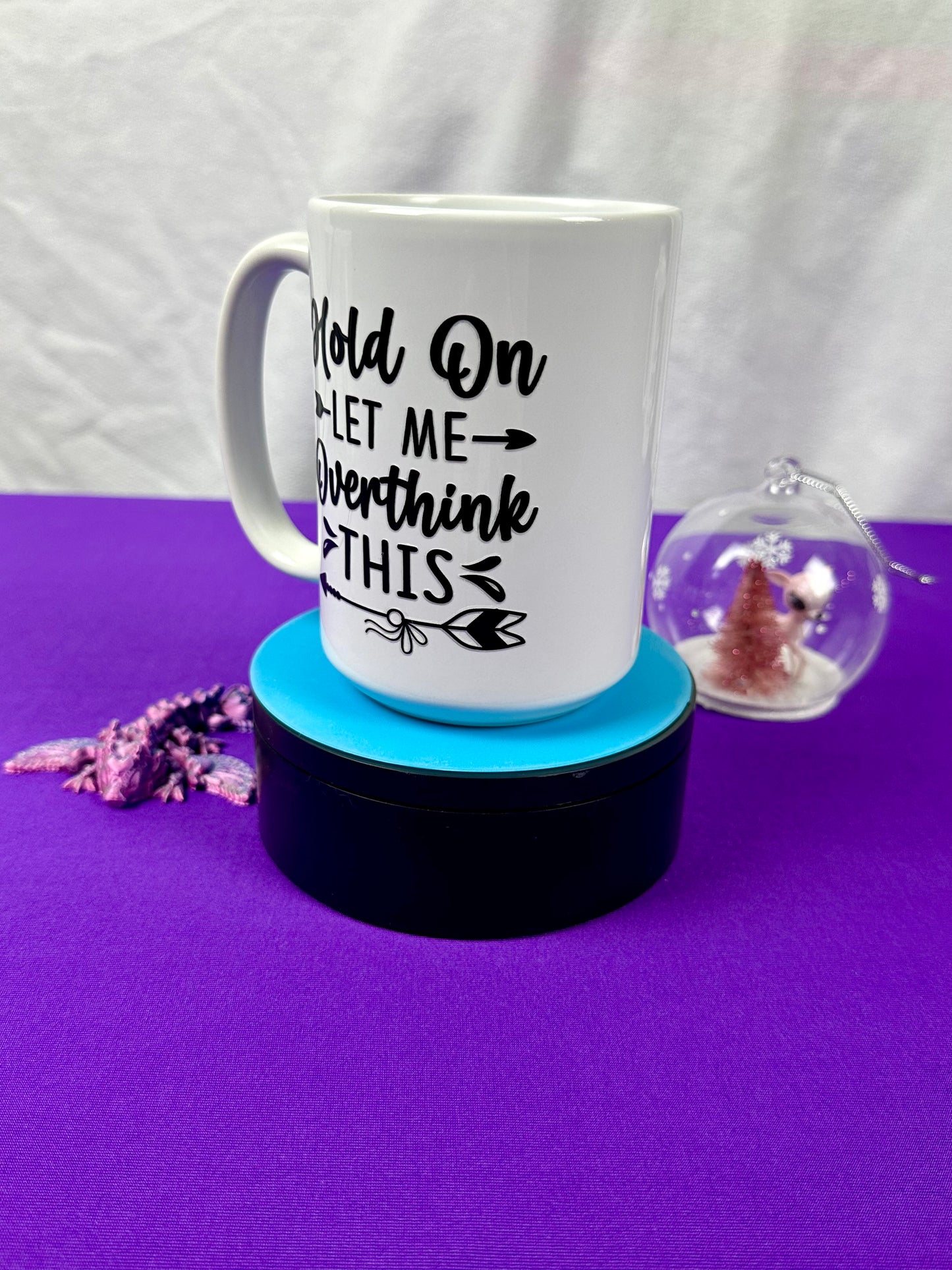 15 oz Ceramic Mug - Hold On