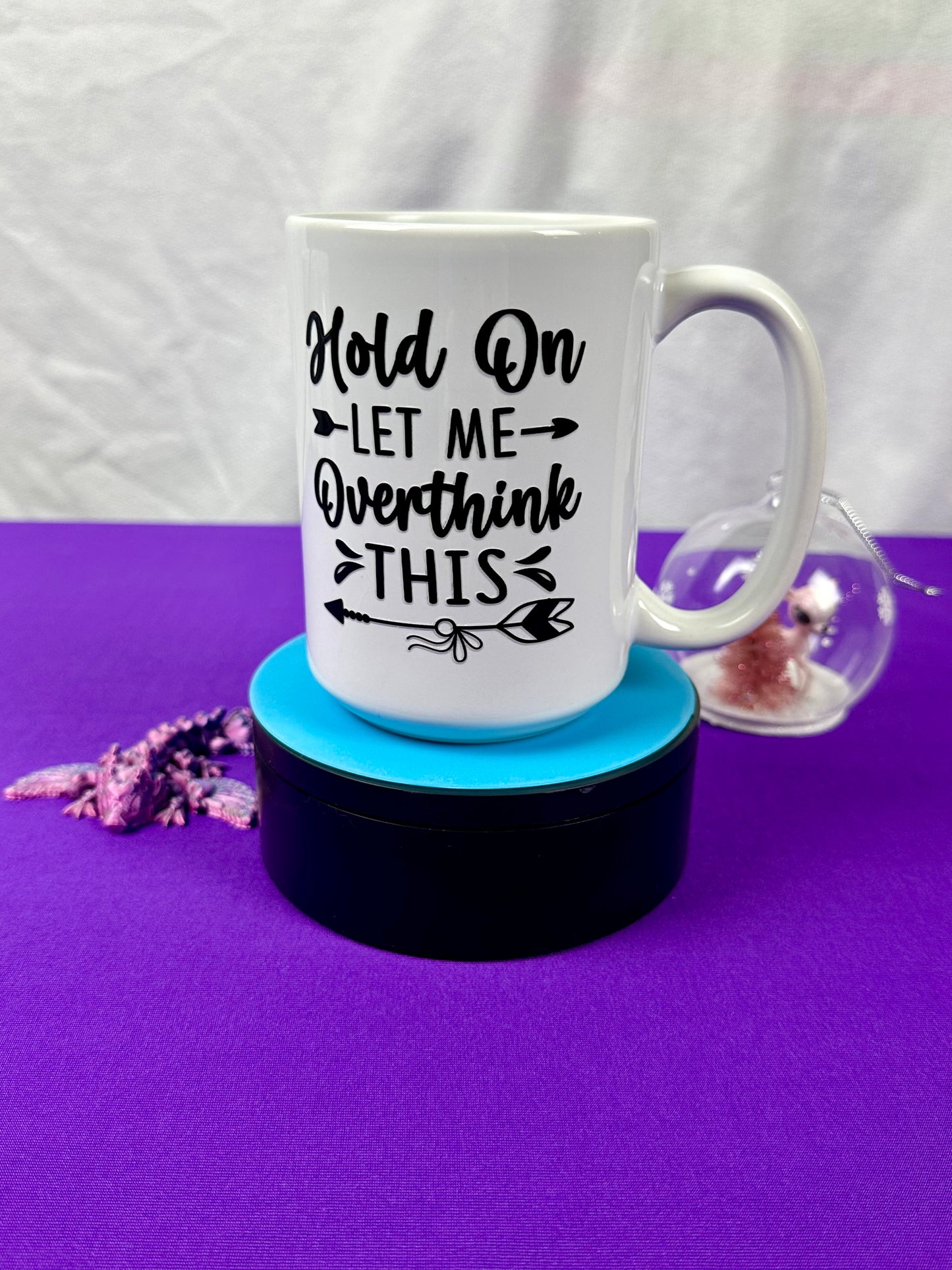 15 oz Ceramic Mug - Hold On